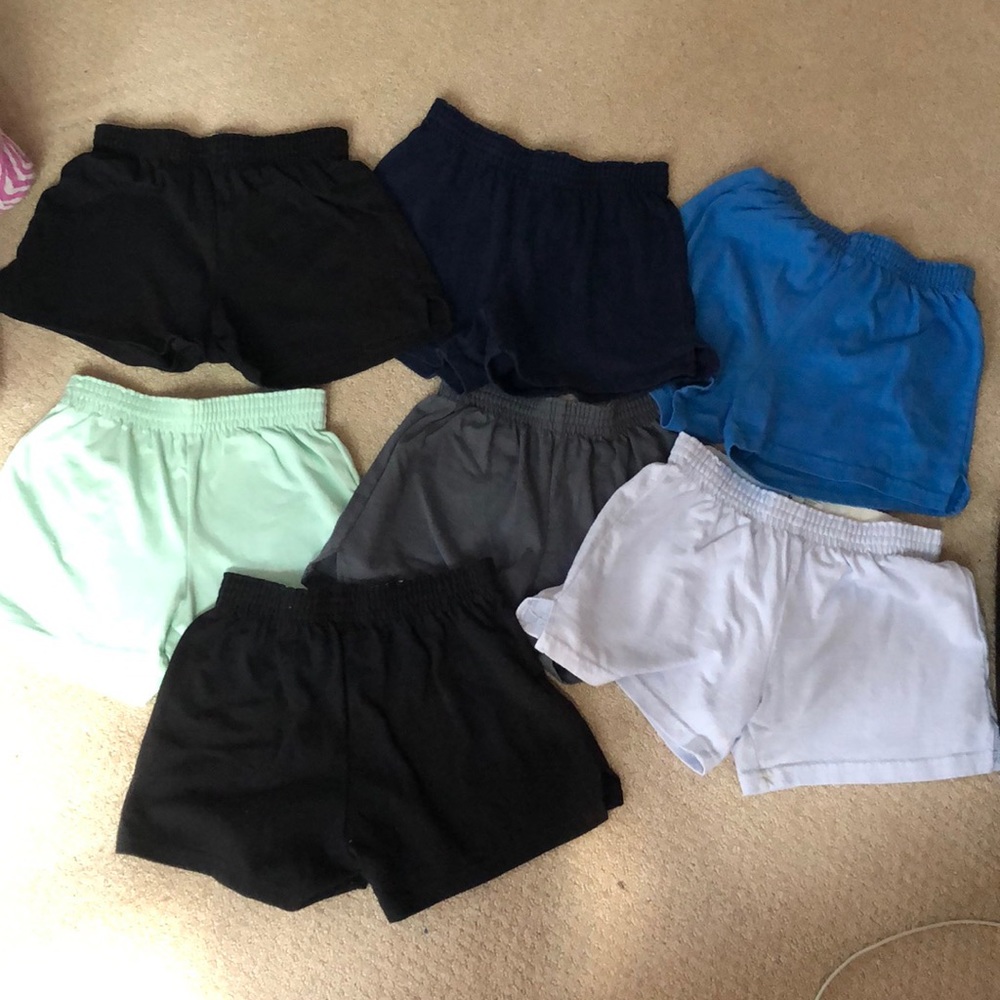7 pairs of Soffe shorts